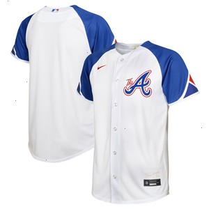  Atlanta Braves Nike Toddler 2023 City Connect Replica Jersey - White